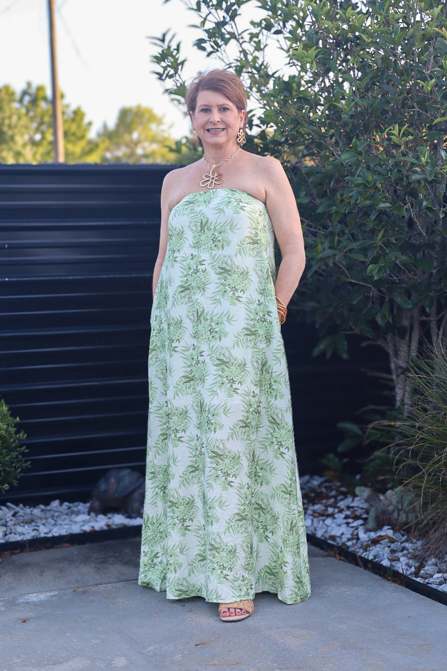 Strapless Maxi Dress