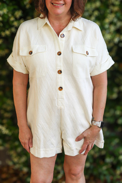 Button Down Romper