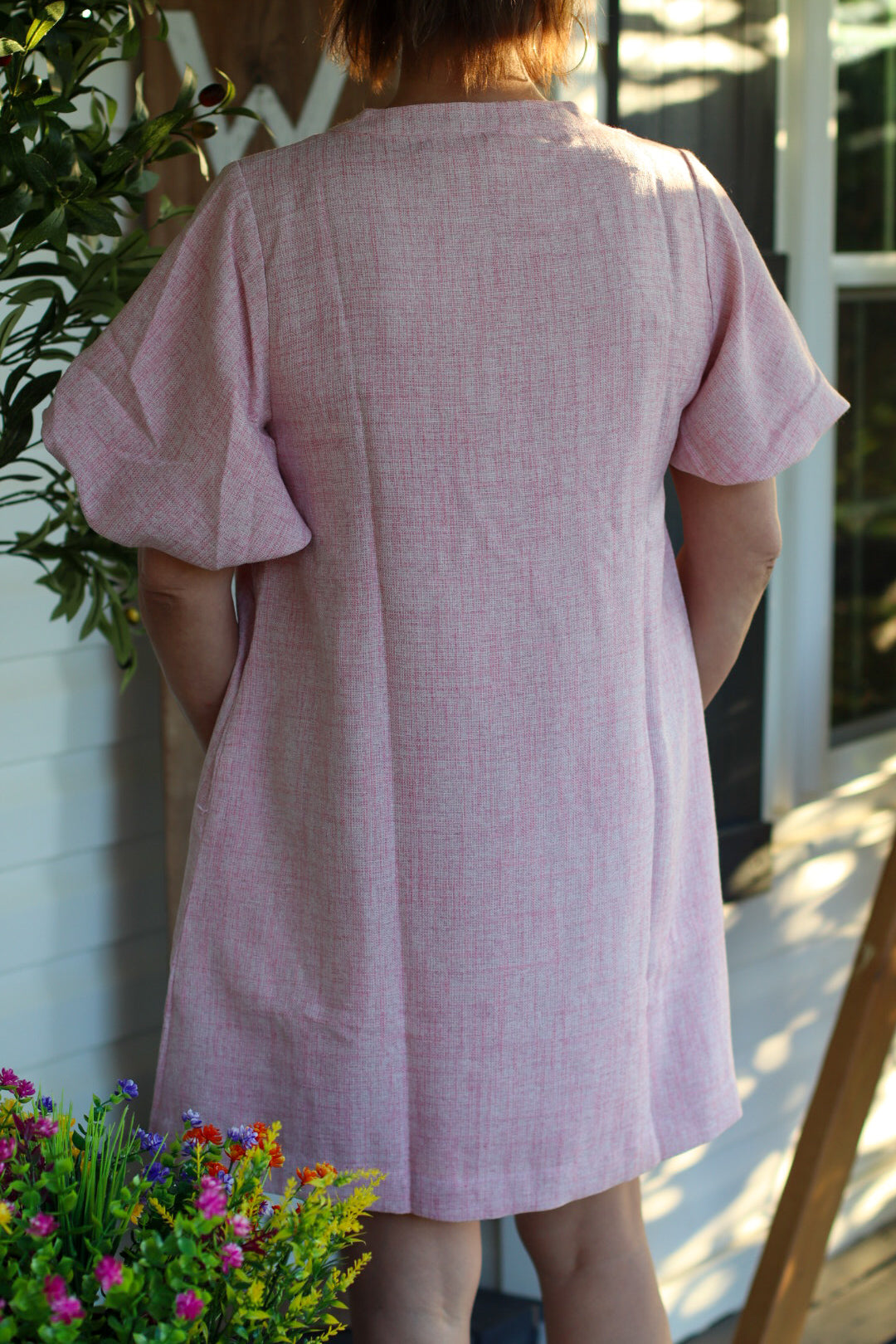 Textured Mini Dress