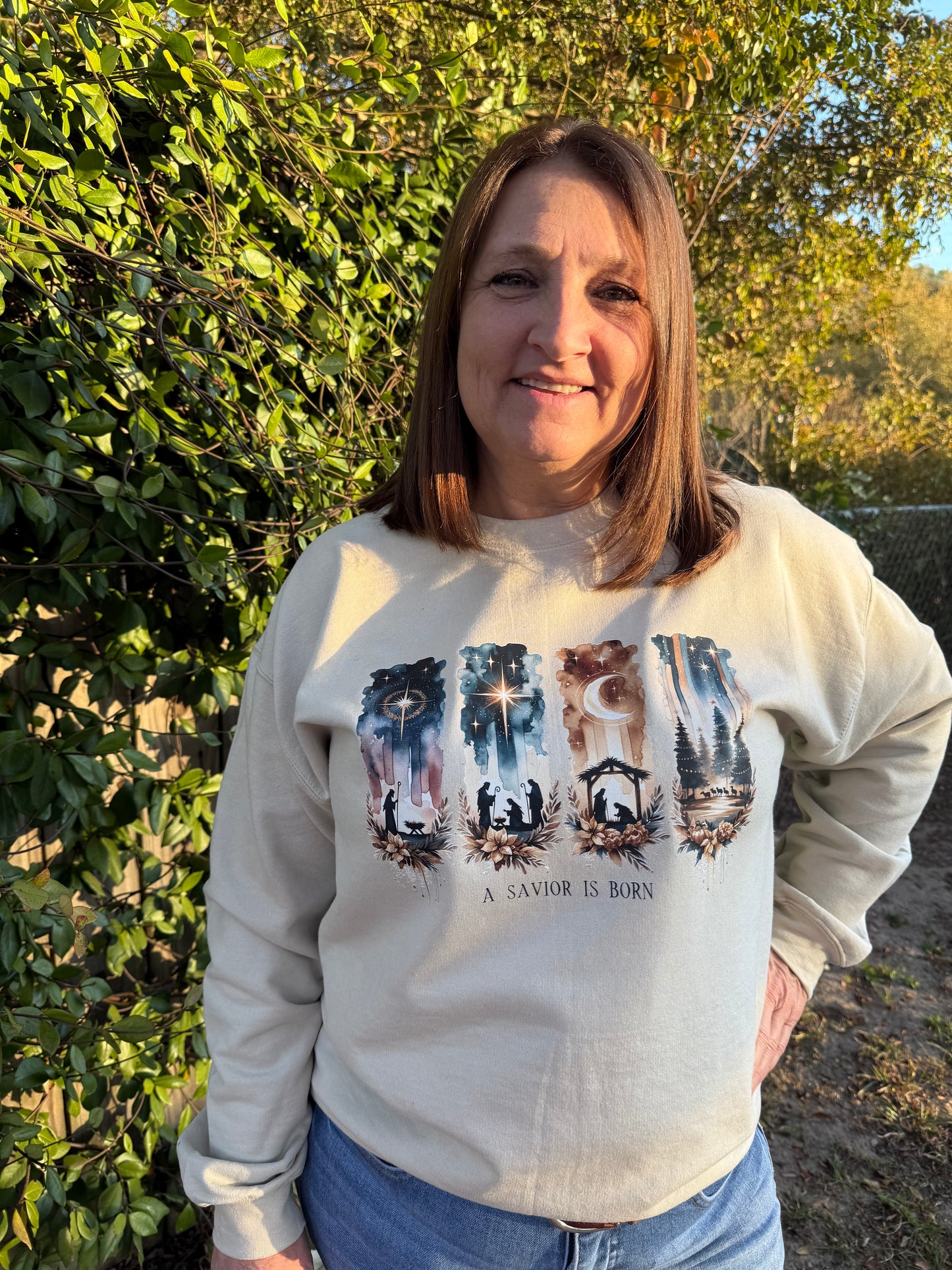 Savior is Born Sweatshirt